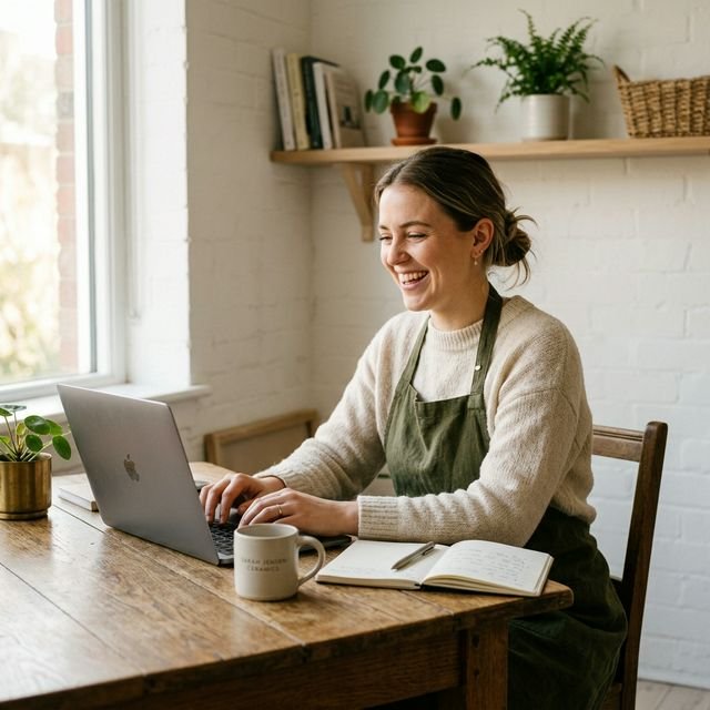 Business Owner Working
